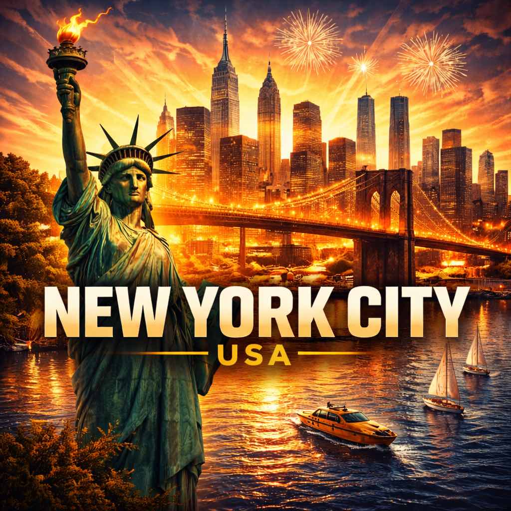 HYROX New York 2026 fitness competition | New York City skyline