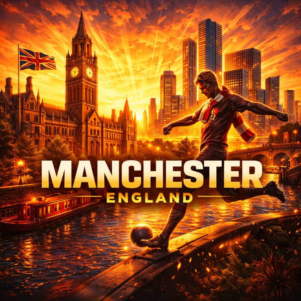 HYROX Manchester 2026 fitness competition | Manchester city skyline