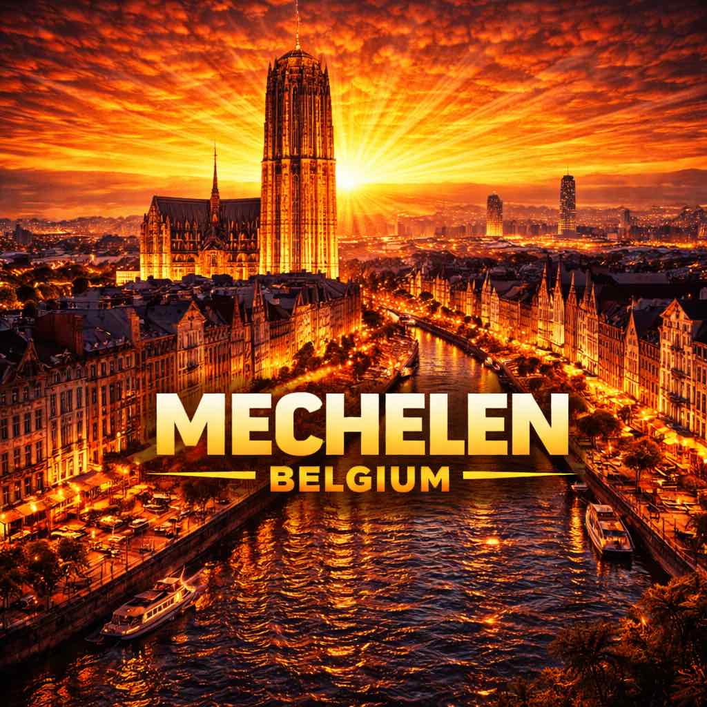 HYROX Mechelen 2026 fitness competition | Mechelen city landmark