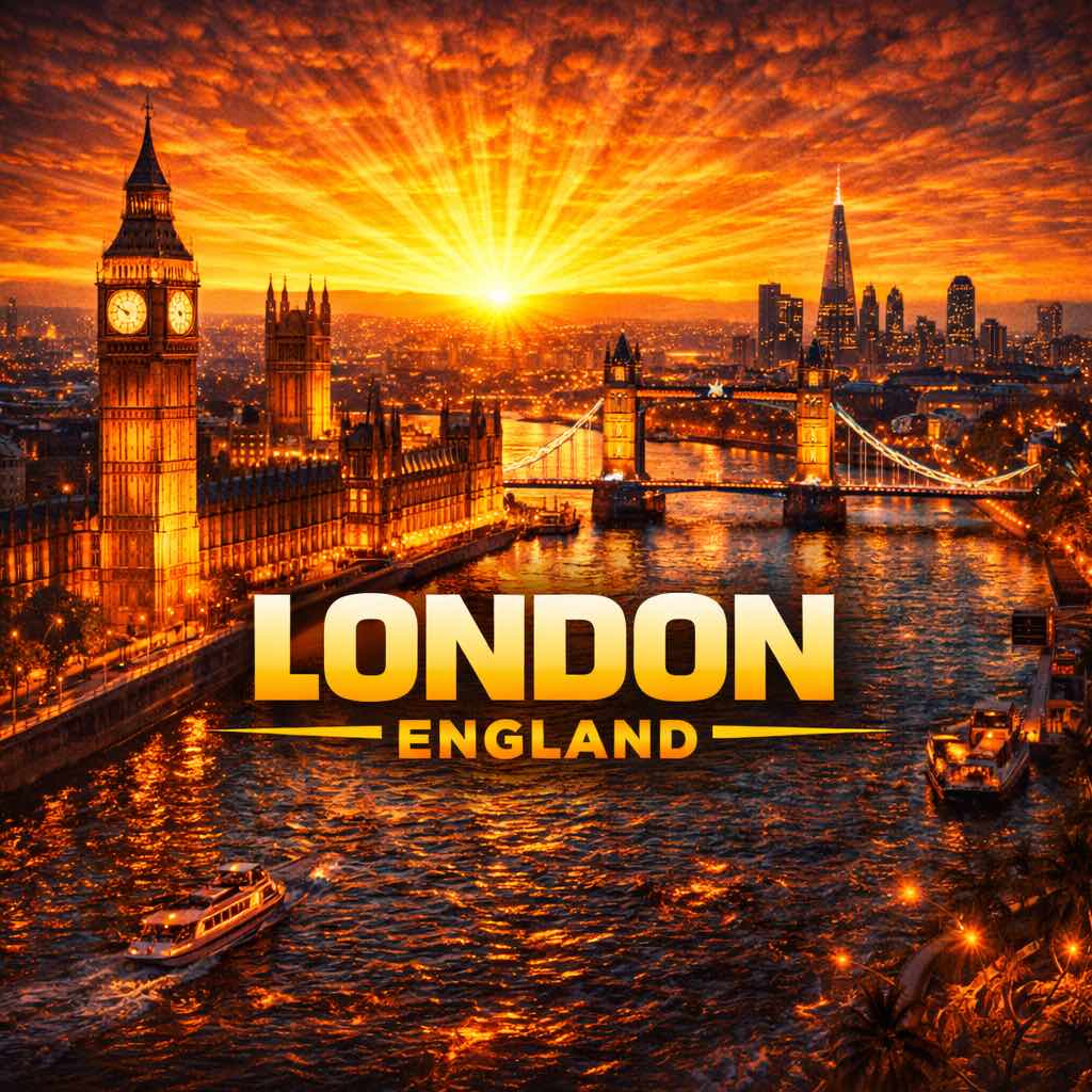 HYROX Olympia London exhibition centre on Hammersmith Road during springtime, featuring its iconic arched glass roof, historic stone façade, and blooming cherry blossoms under a clear blue sky.