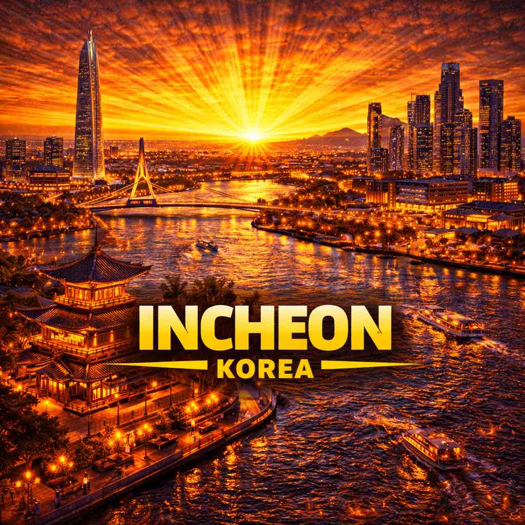 HYROX Incheon 2026 fitness competition | Incheon city landmark