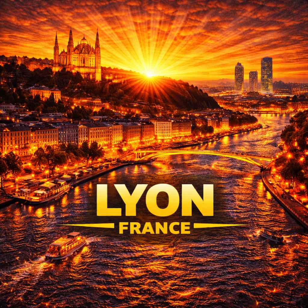 HYROX Lyon 2026 fitness competition | Lyon city landmark