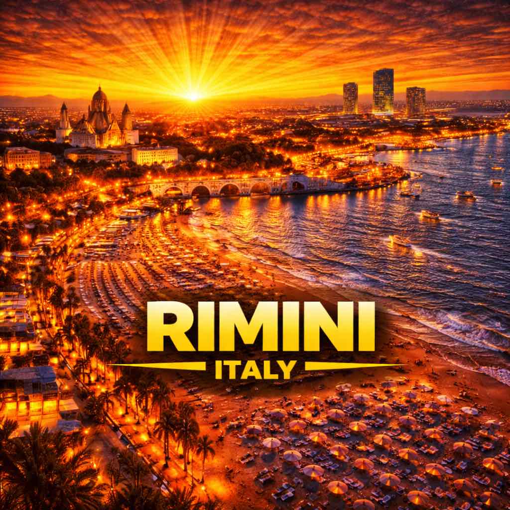 HYROX Rimini 2026 fitness competition | Rimini city landmark
