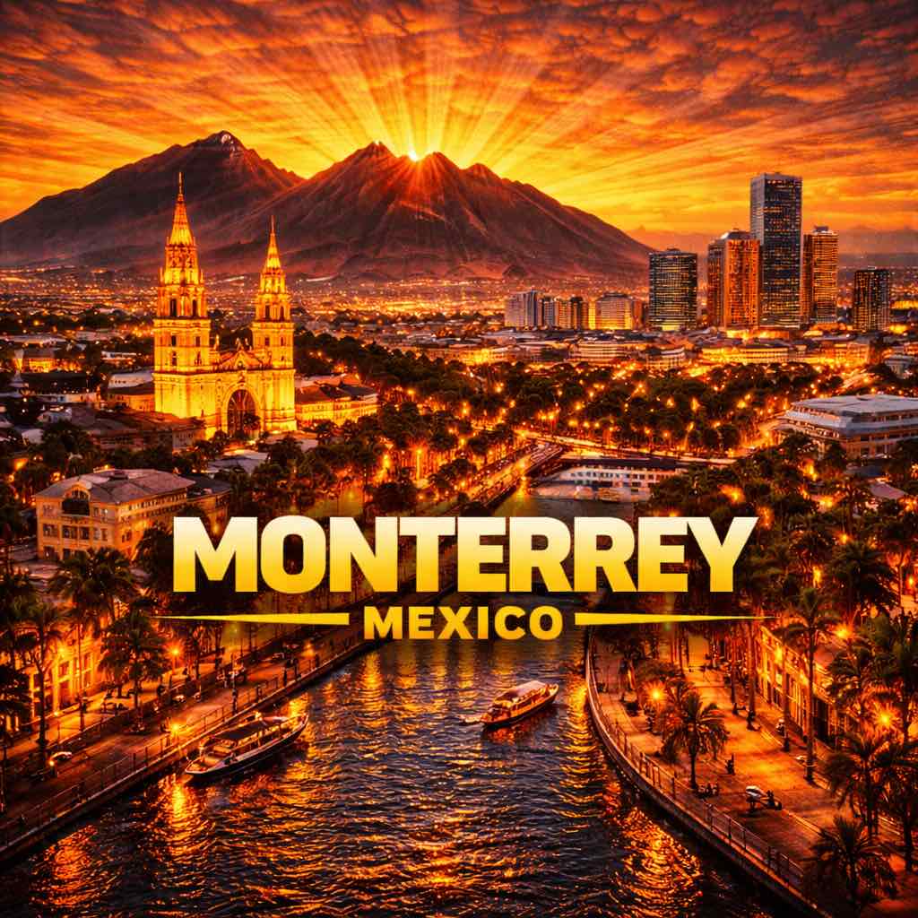 HYROX Monterrey 2026 fitness competition | Monterrey city skyline