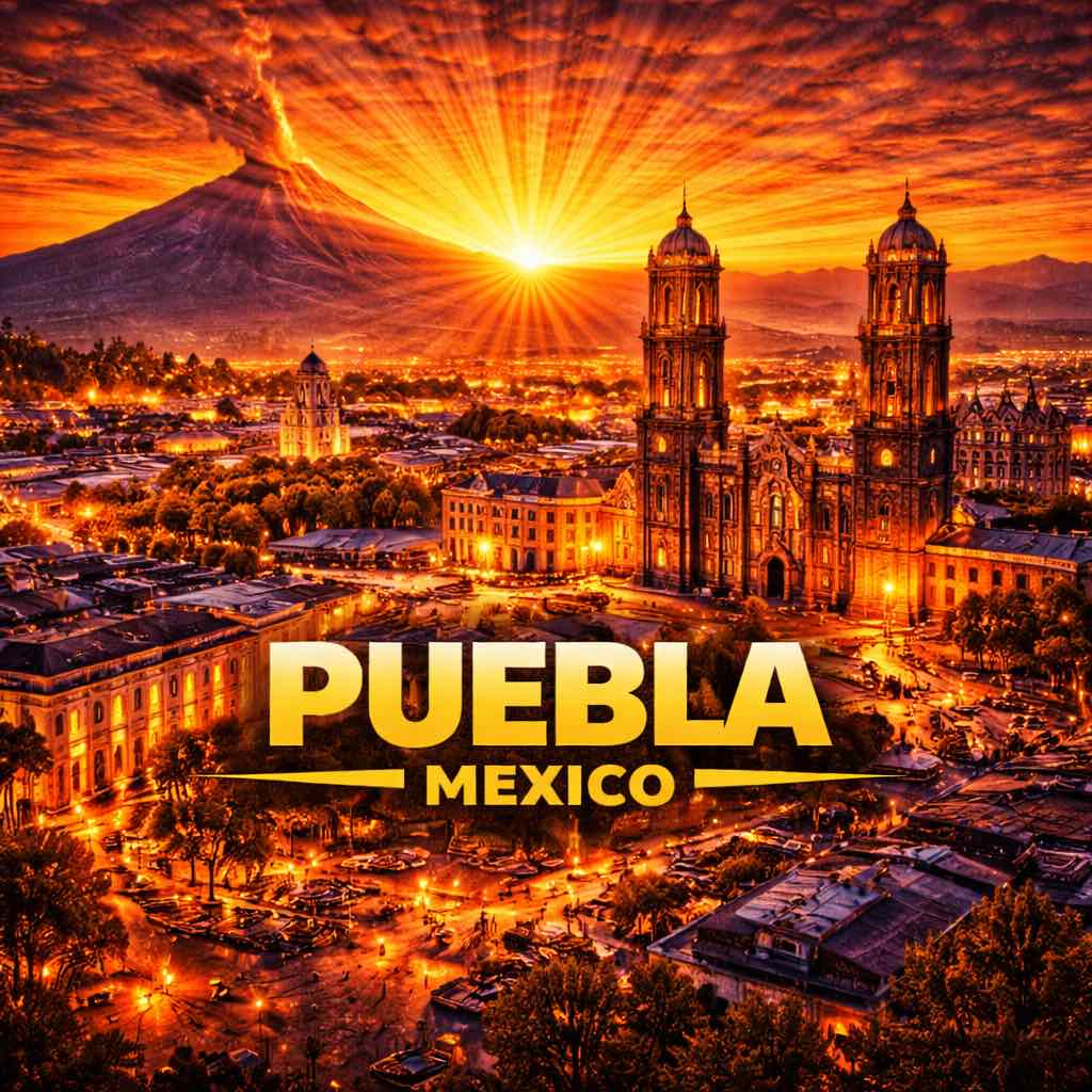 HYROX Puebla 2026 fitness competition | Puebla city landmark