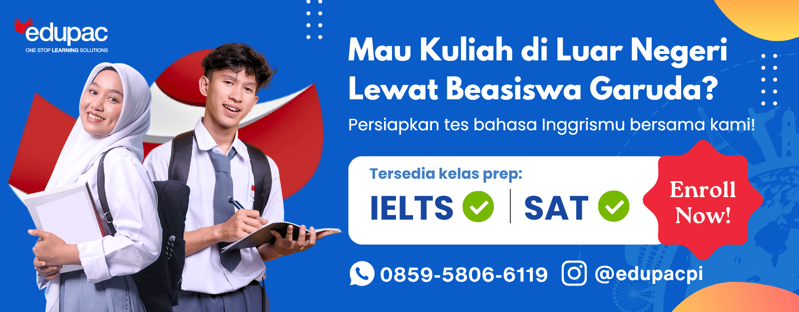 Program IELTS & SAT Beasiswa Garuda