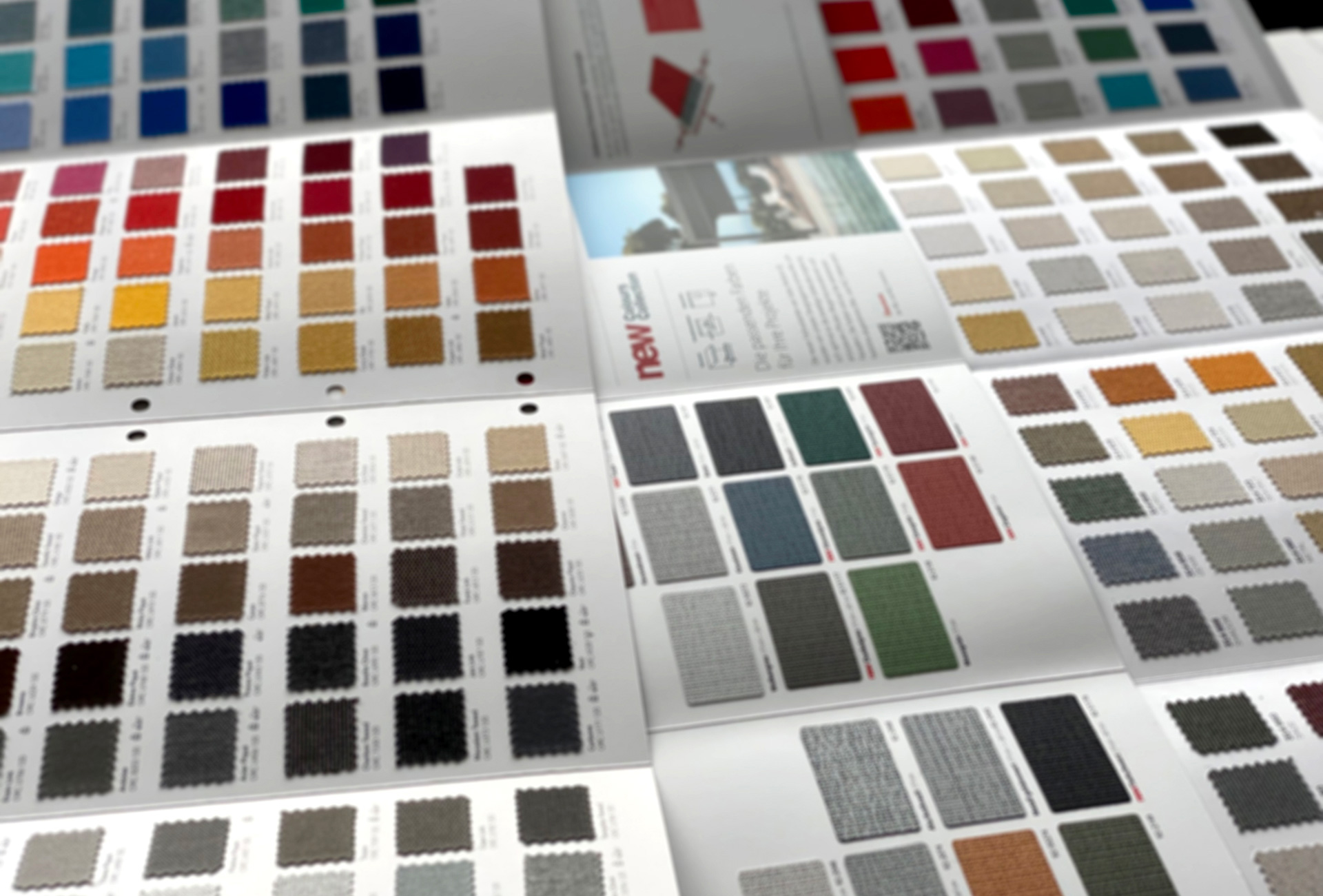 SunSquare arbeitet mit namhaften Herstellern von Sonnenschutz-Geweben wie z.B. Sattler SunTex, Serge Ferrari oder DICKSON Constant zusammen.