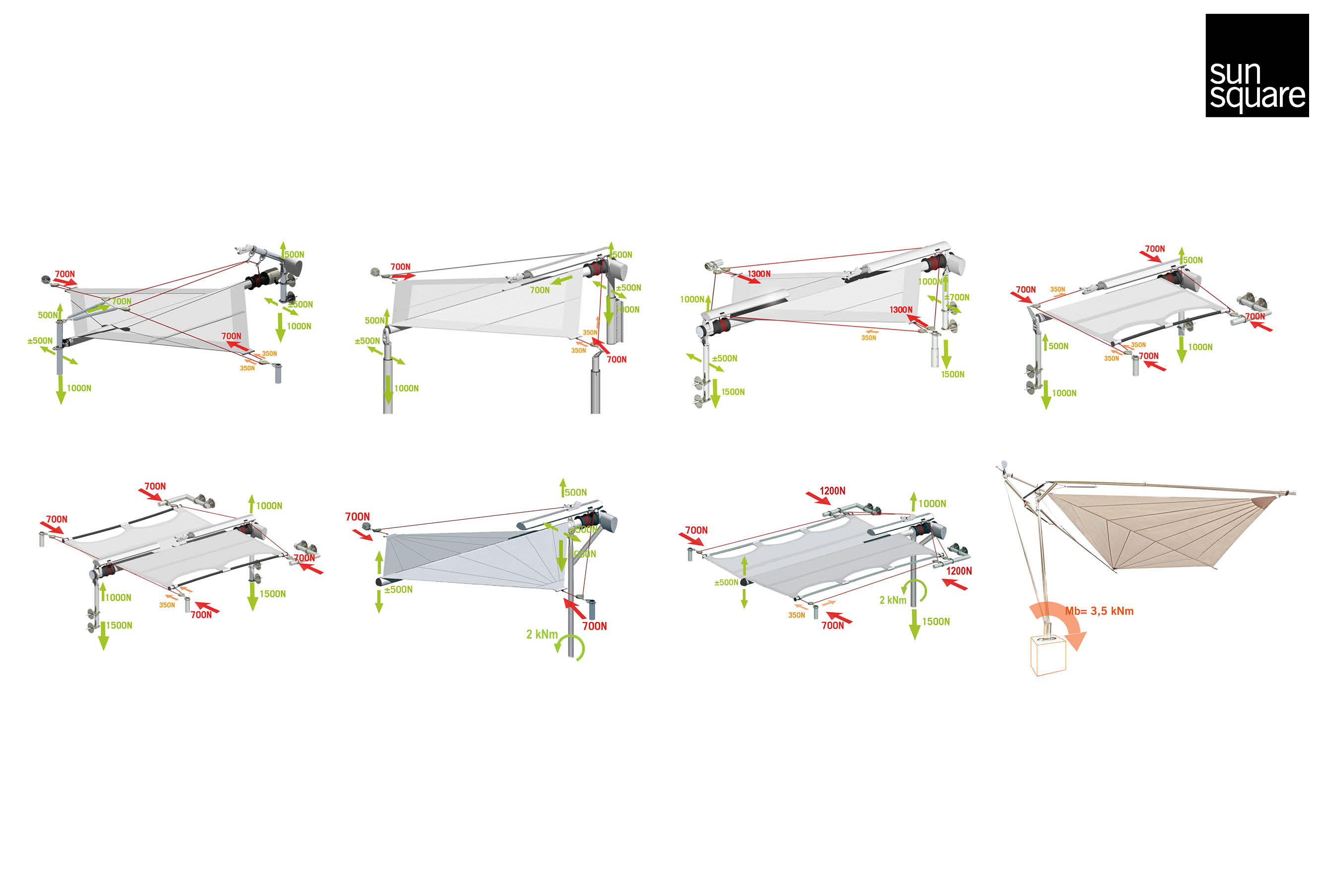 Alle SunSquare®-Modelle unterliegen einer statischen Grundberechnung, die im Bedarfsfall weitergegeben und auch projektbezogen gerechnet werden kann.