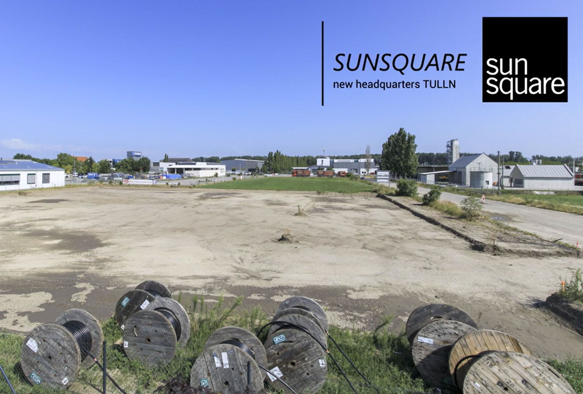 Der Beginne des Timelapse Videos, welches im Zuge der Errichtung des neuen SunSquare Headquarters aufgenommen wurde.