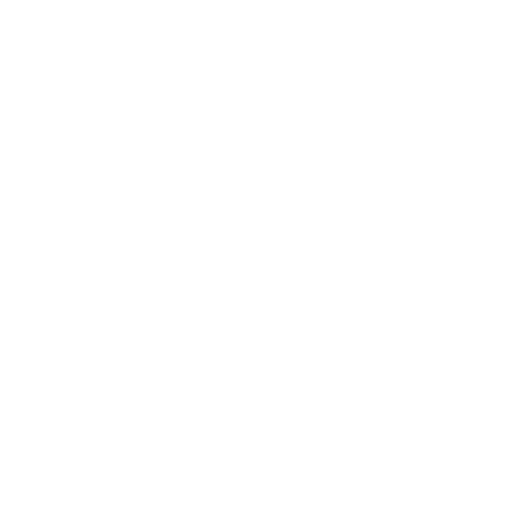 A black and white drawing of a knife.