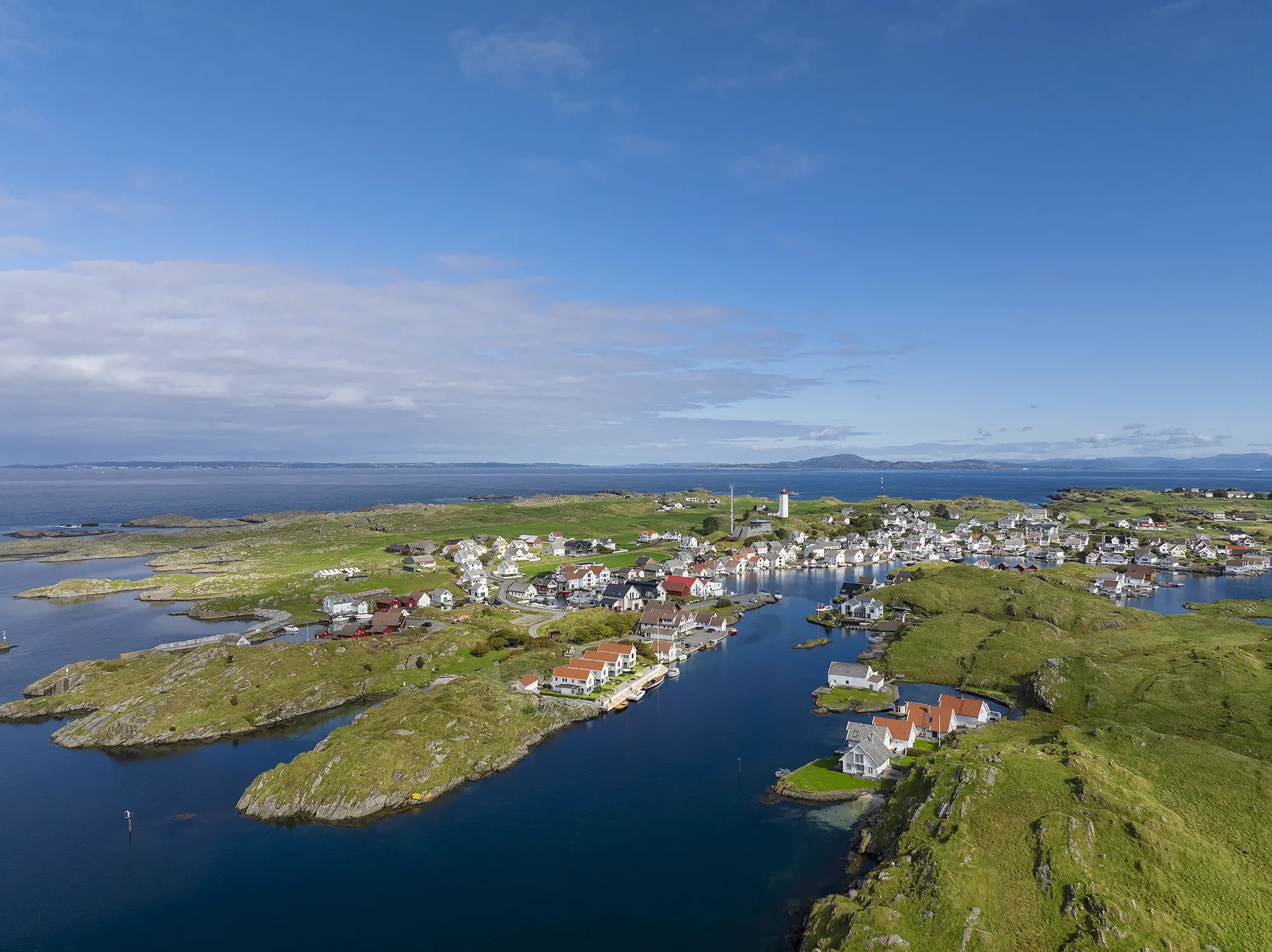 Oversiktsbilde over Kvitsøy