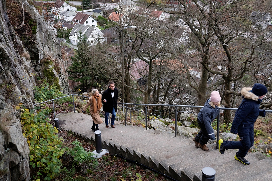 Verdens lengste betongtrapp i terreng?