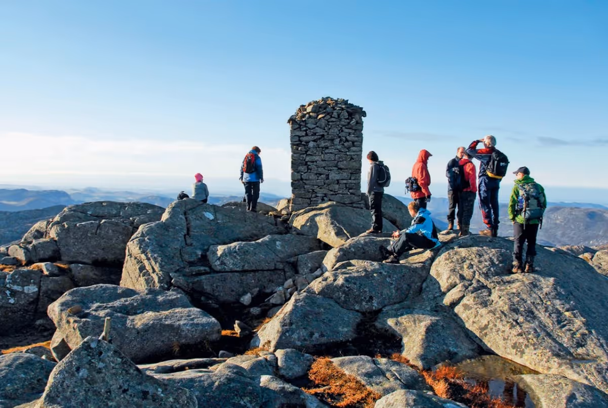 På toppen av Bynuten ser du helt til Stavanger