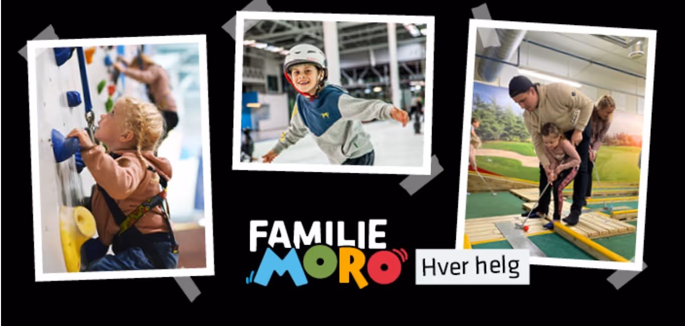 Hopp, sprett og lek med hele familien i helga
