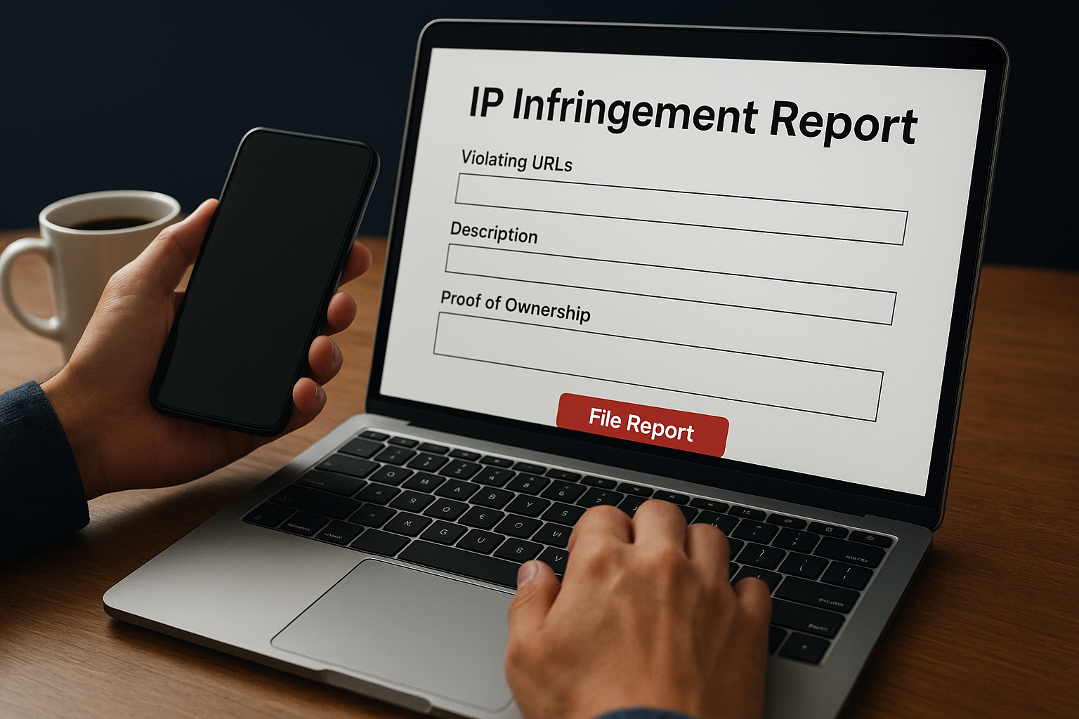 How to file an IP infringement report