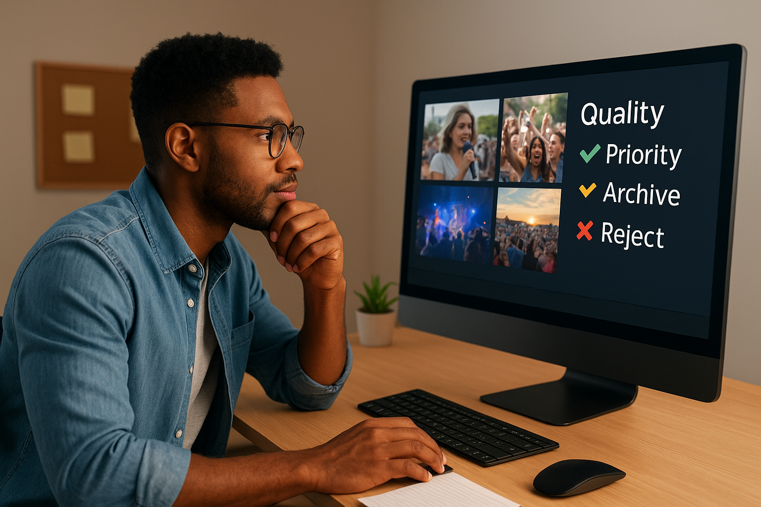 Review and quality-filter submissions