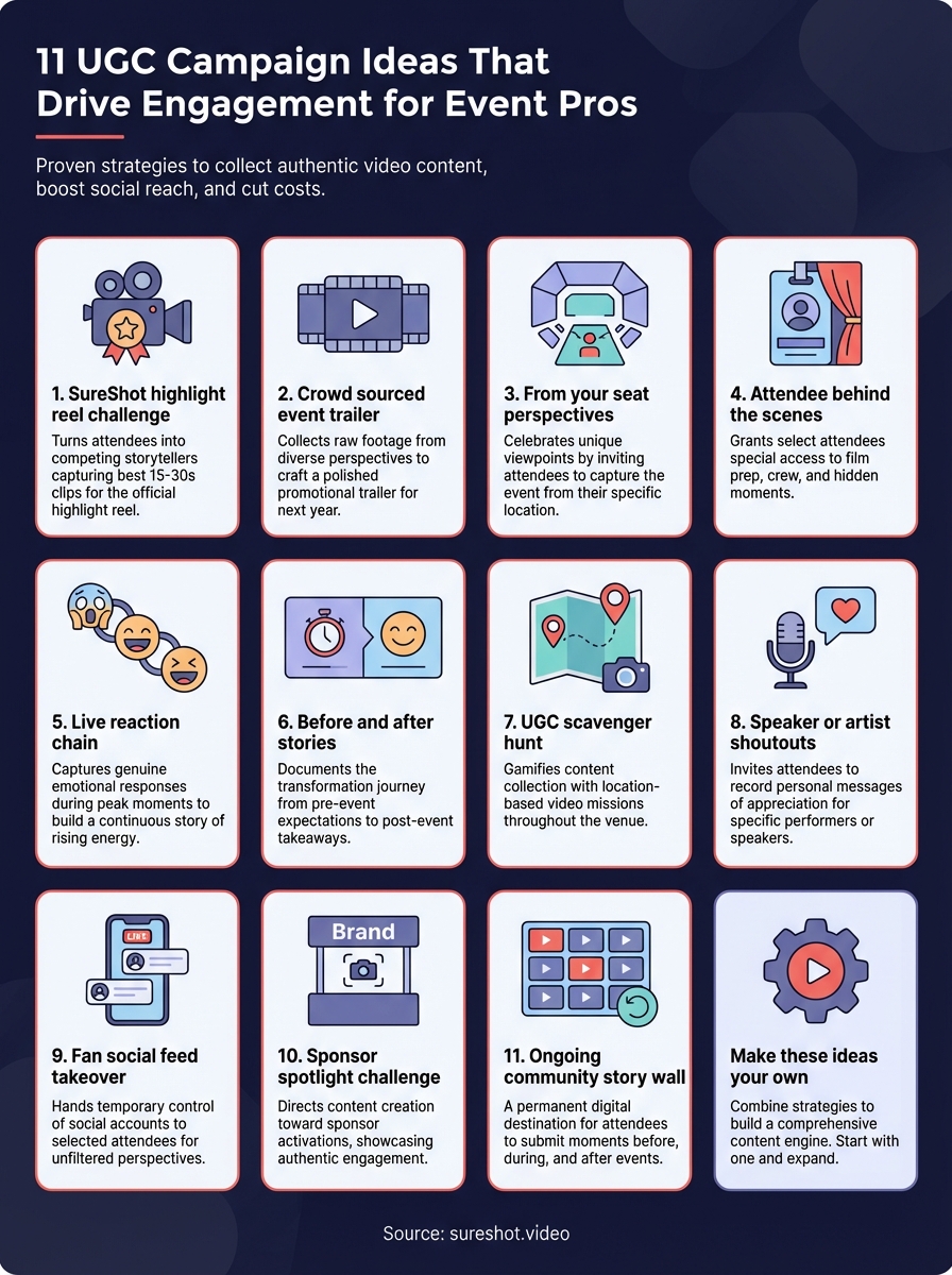 ugc campaign ideas infographic