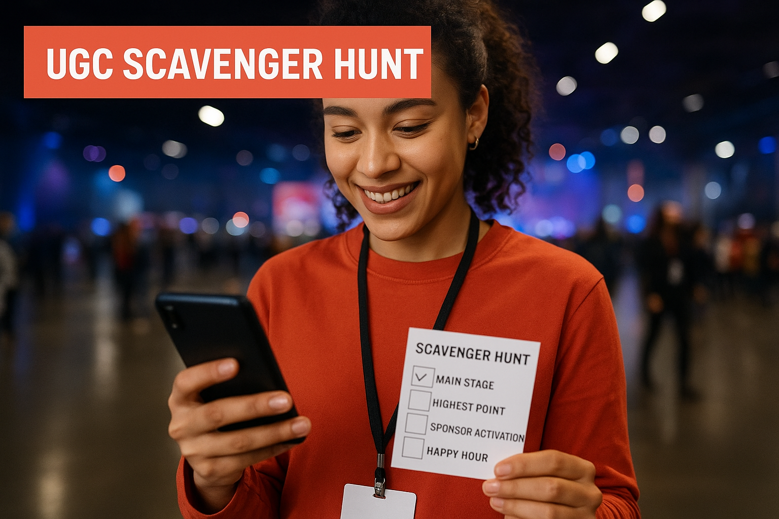 7. UGC scavenger hunt