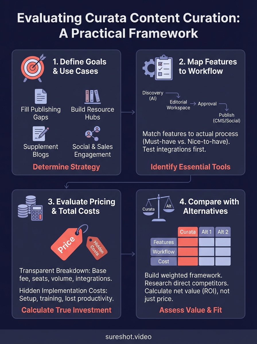 curata content curation infographic