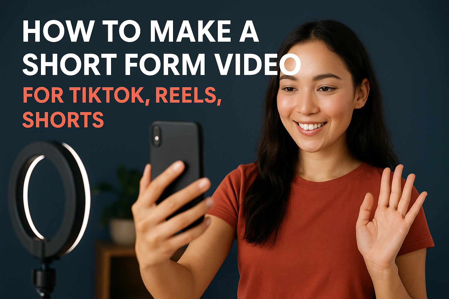 How To Make A Short Form Video For TikTok, Reels, Shorts