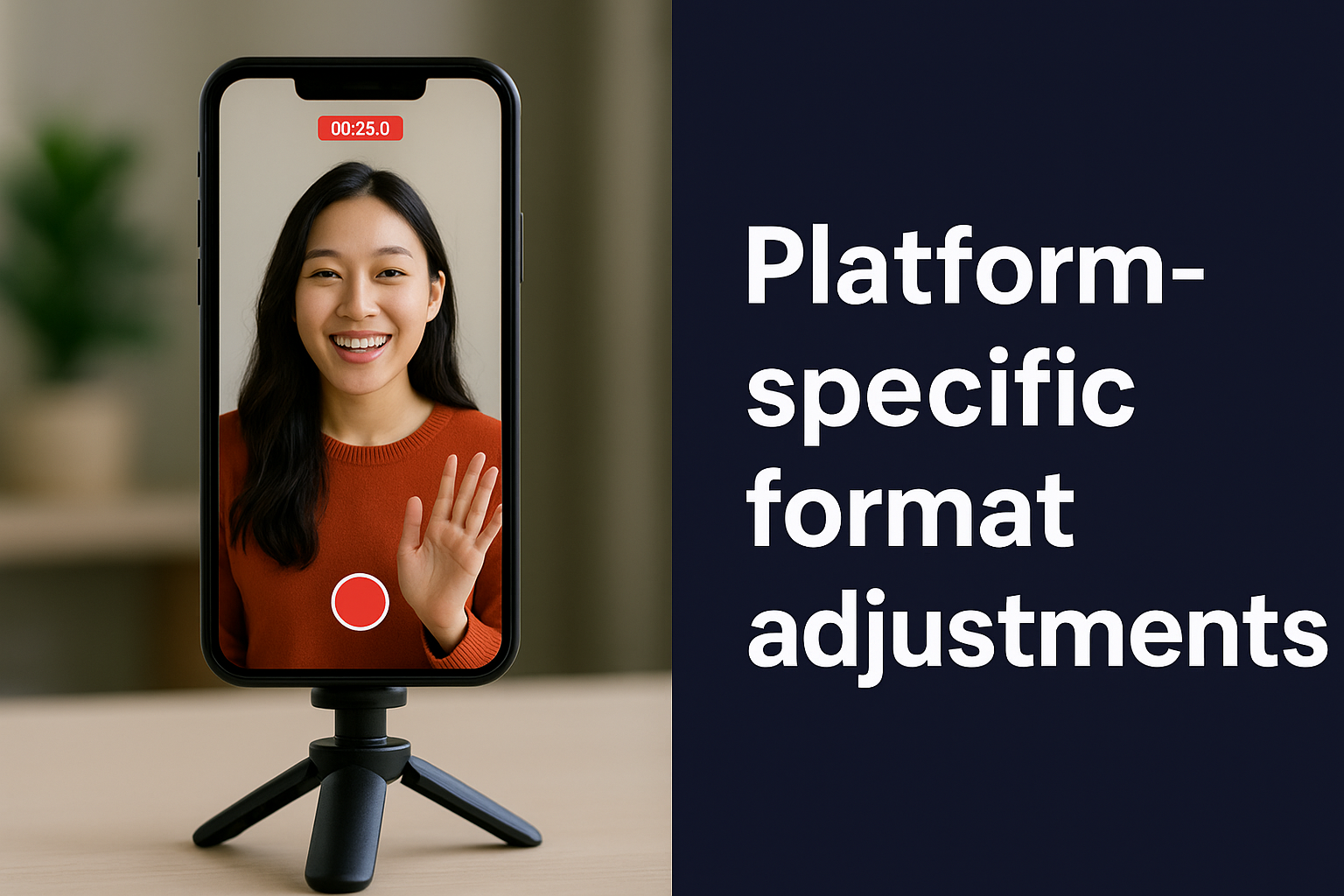 Platform-specific format adjustments