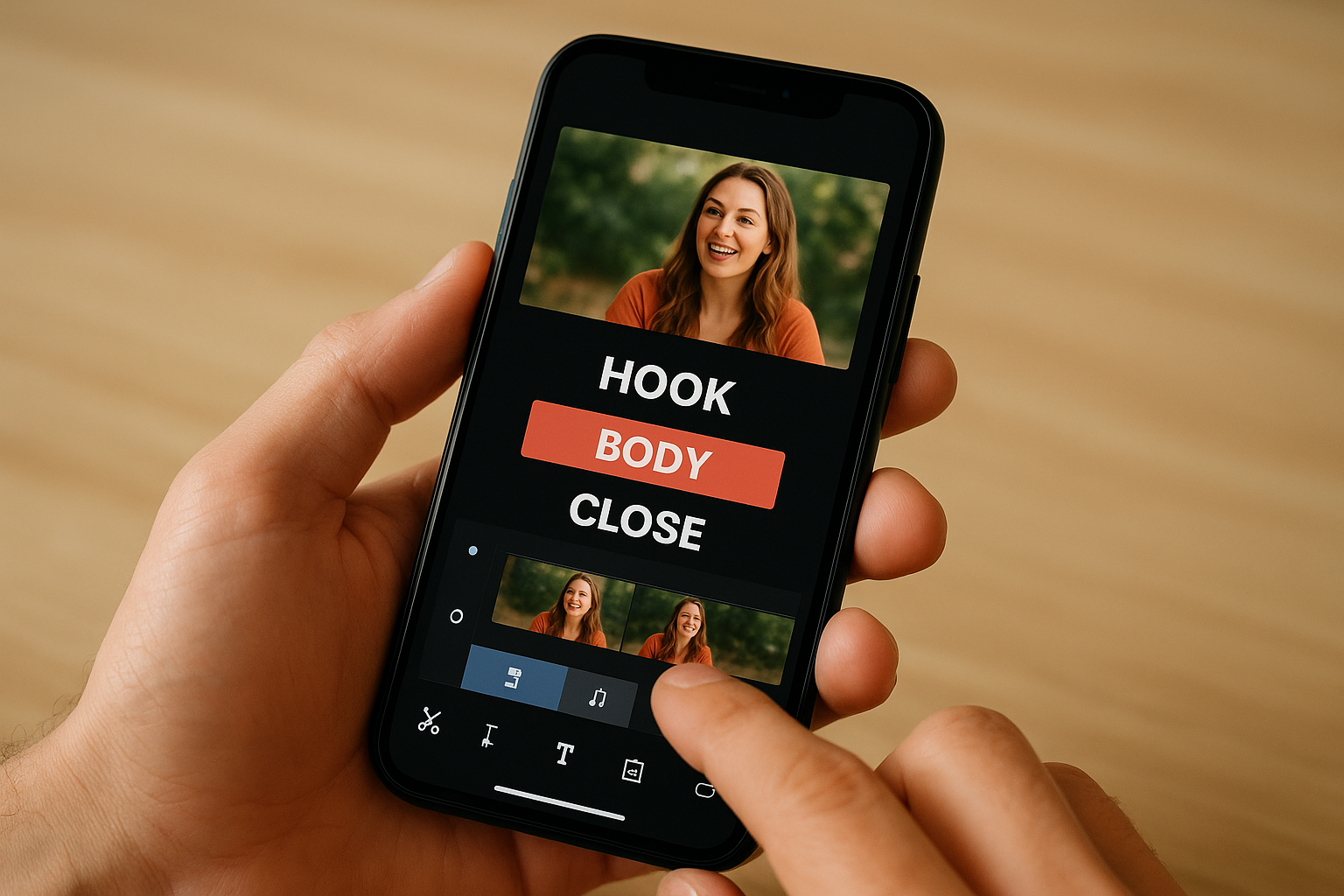Follow a simple editing template