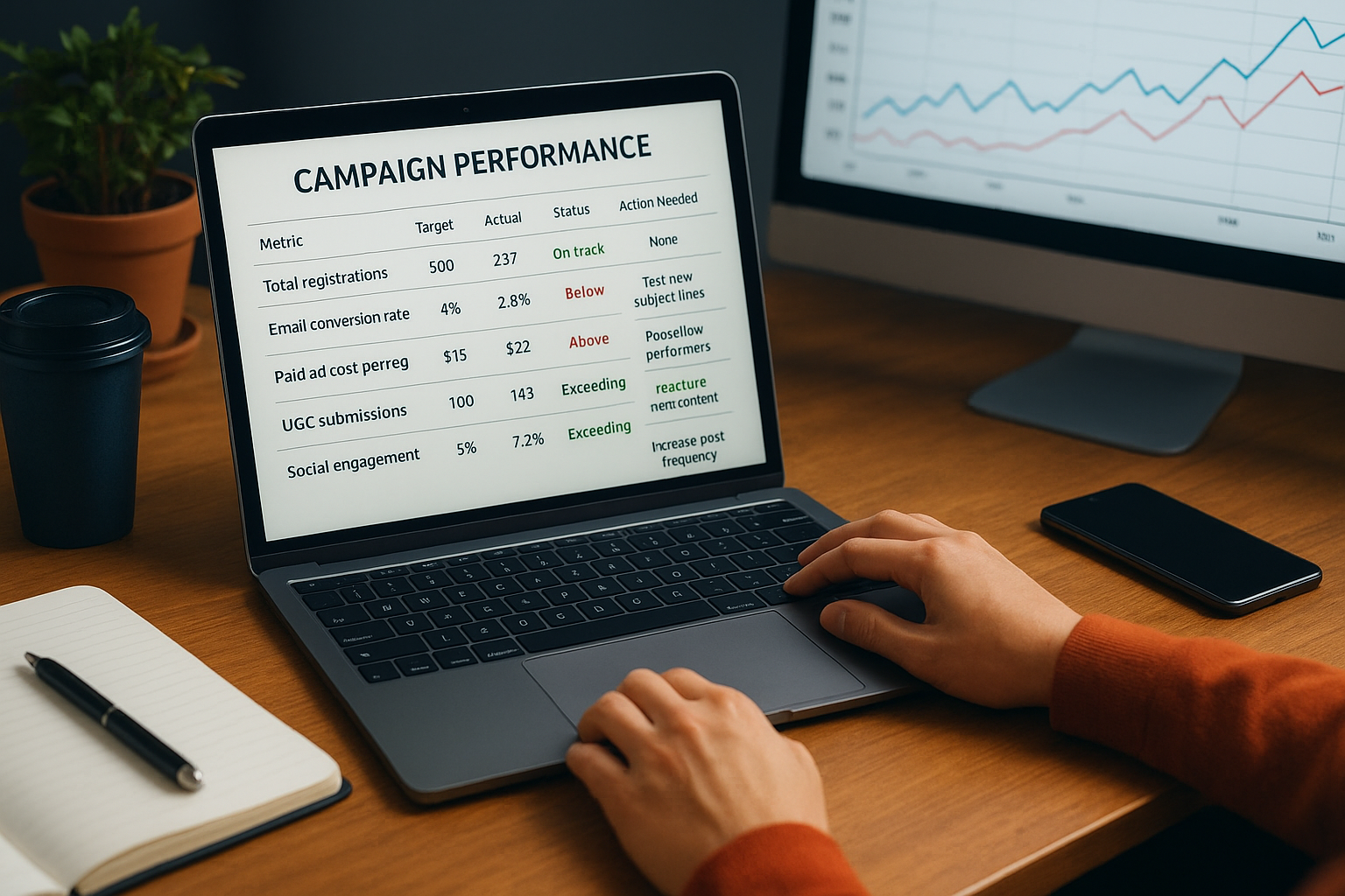 Monitor performance metrics continuously
