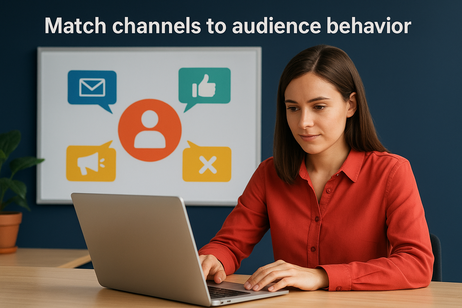 Match channels to audience behavior