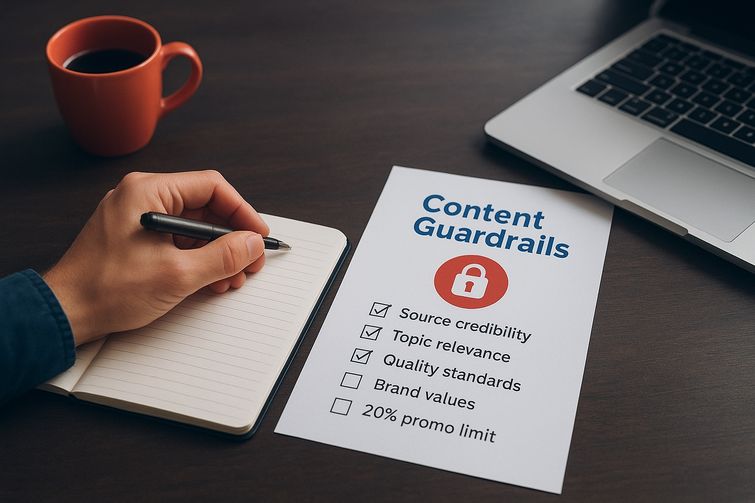 Establish content guardrails