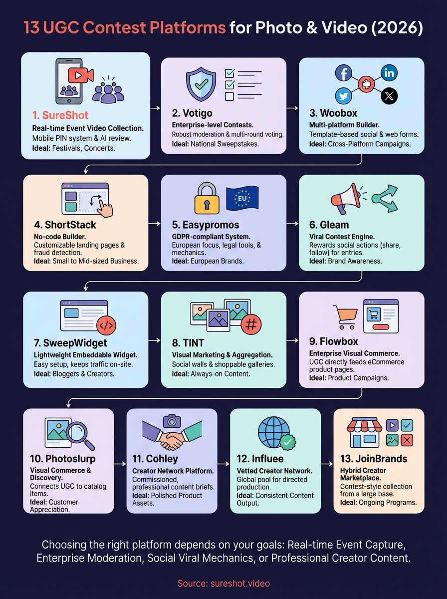 ugc contest platform infographic