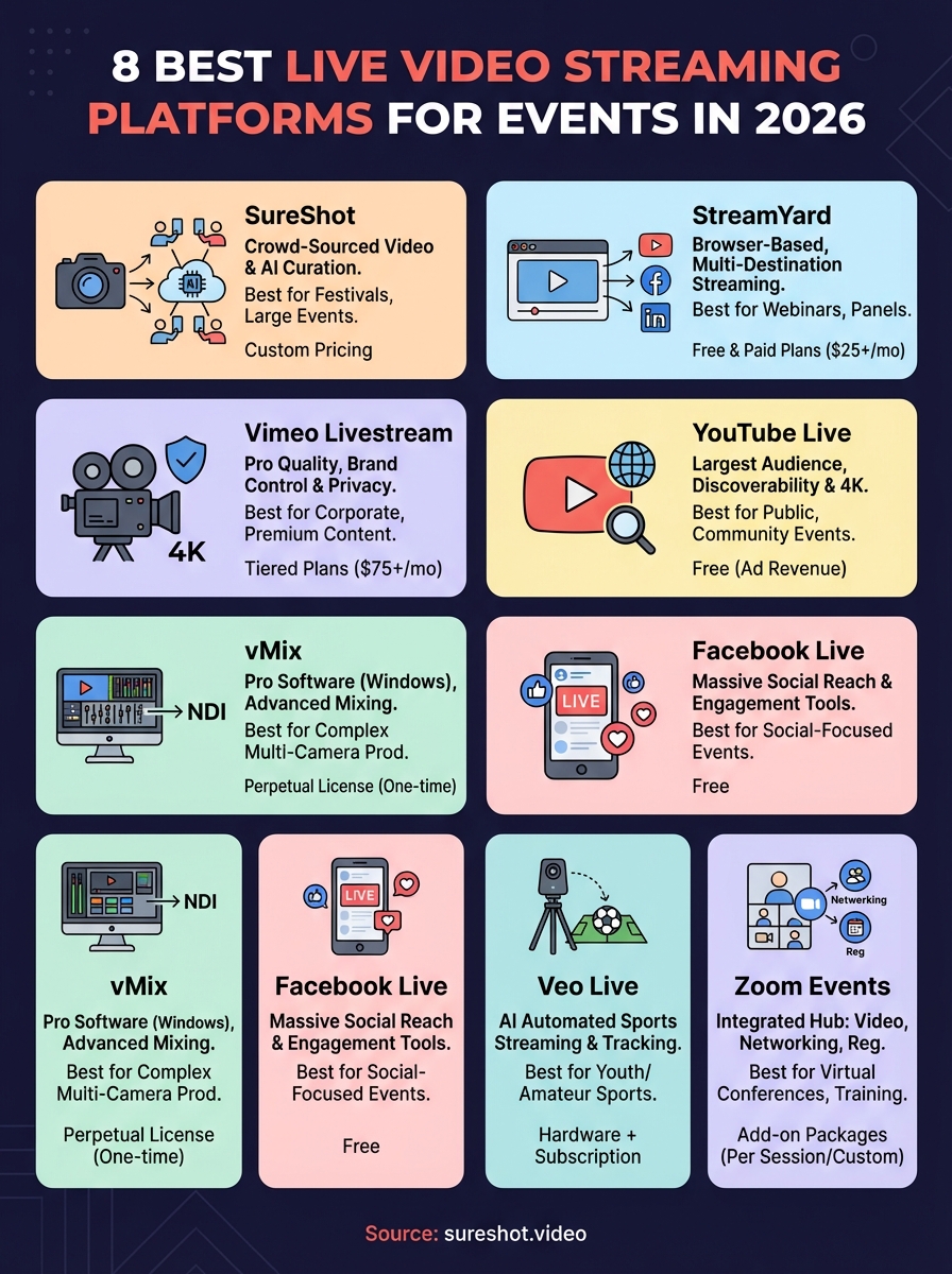 live video infographic