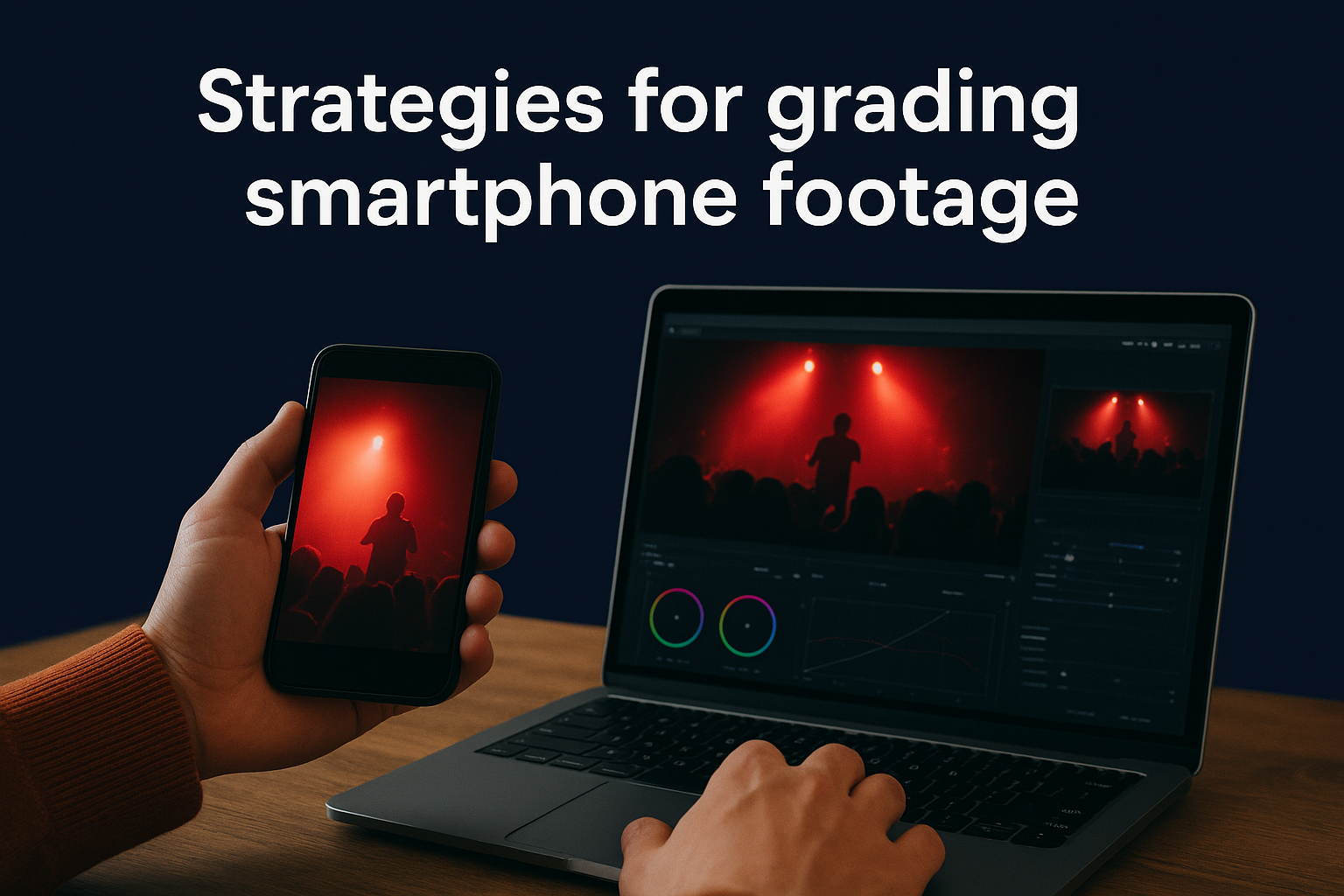 Strategies for grading smartphone footage