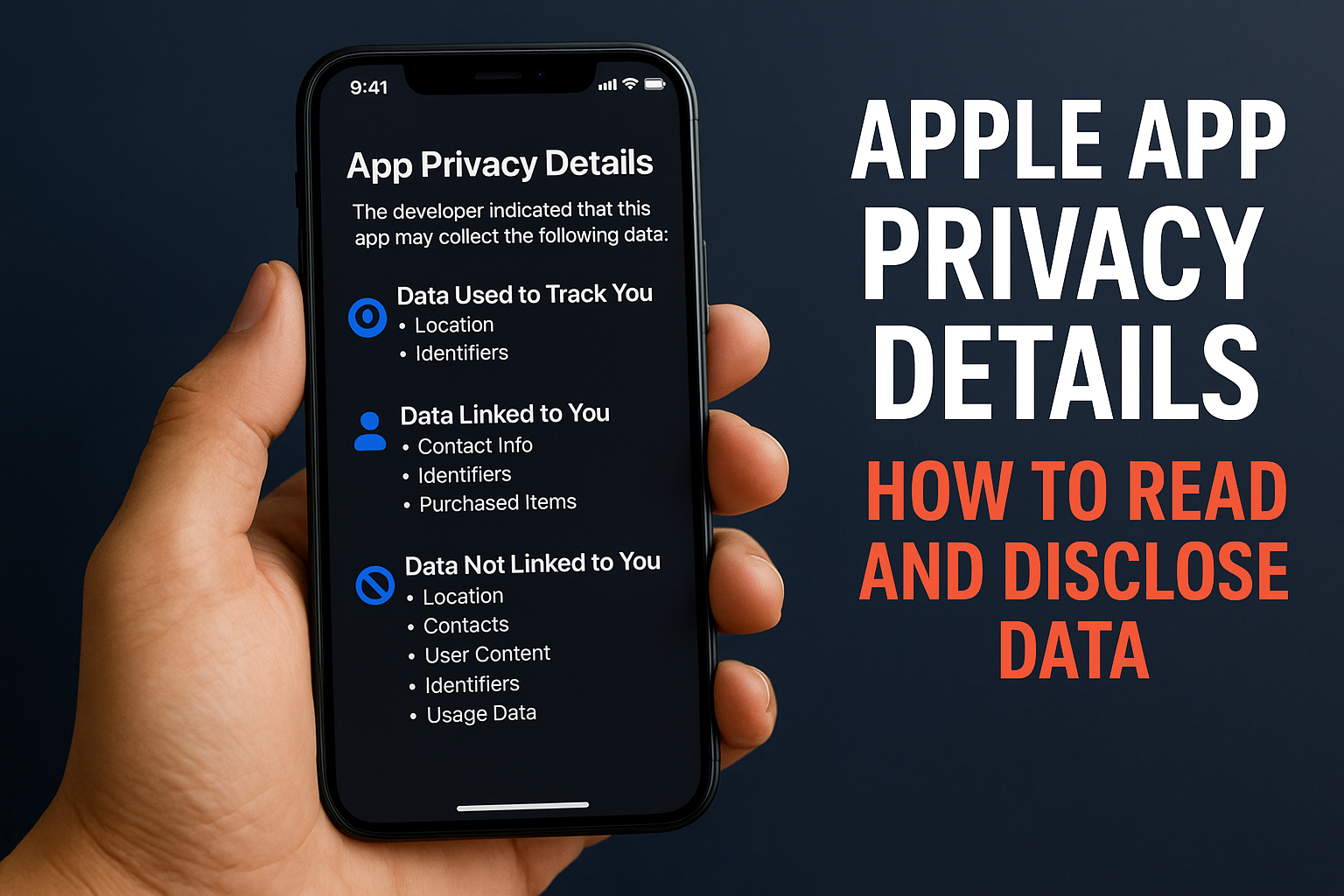 Apple App Privacy Details: How To Read And Disclose Data