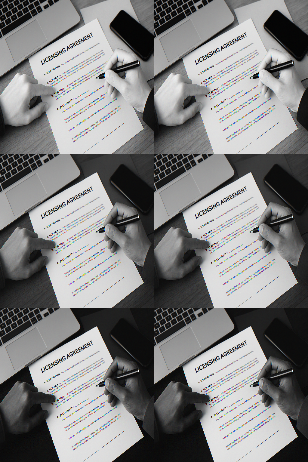 Key elements in licensing agreements