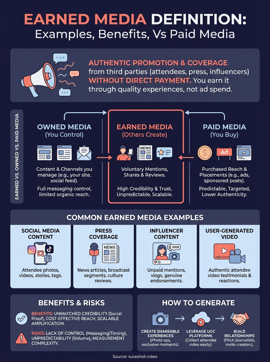 earned media definition infographic