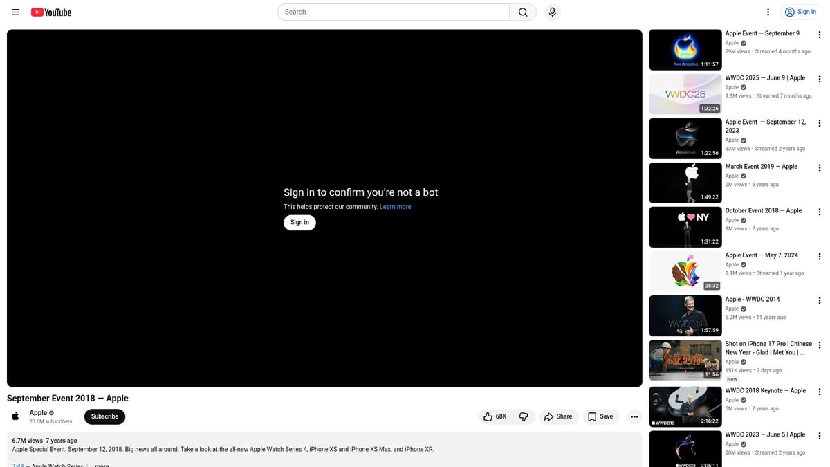 Top 10 Event Videos To Inspire Your Next Big Occasion 2026 - Apple September Event 2018