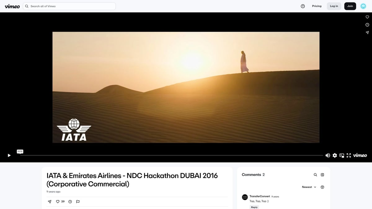 Top 10 Event Videos To Inspire Your Next Big Occasion 2026 - IATA & Emirates Airlines NDC Hackathon
