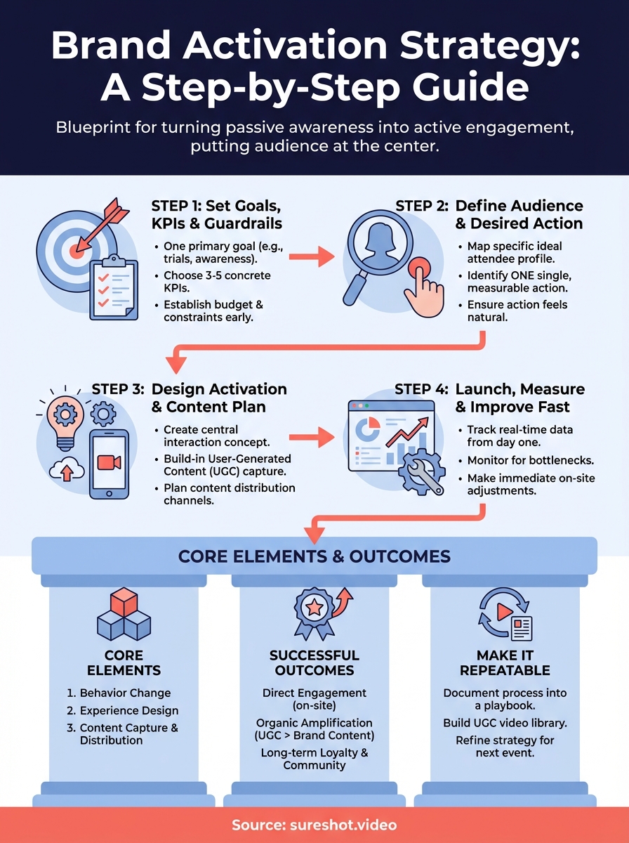 brand activation strategy infographic