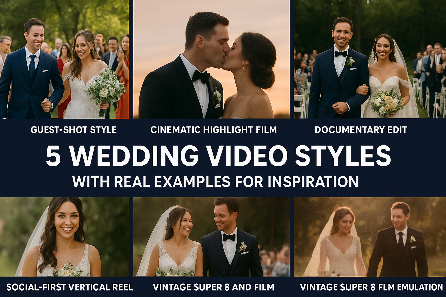 5 Wedding Video Styles With Real Examples For Inspiration