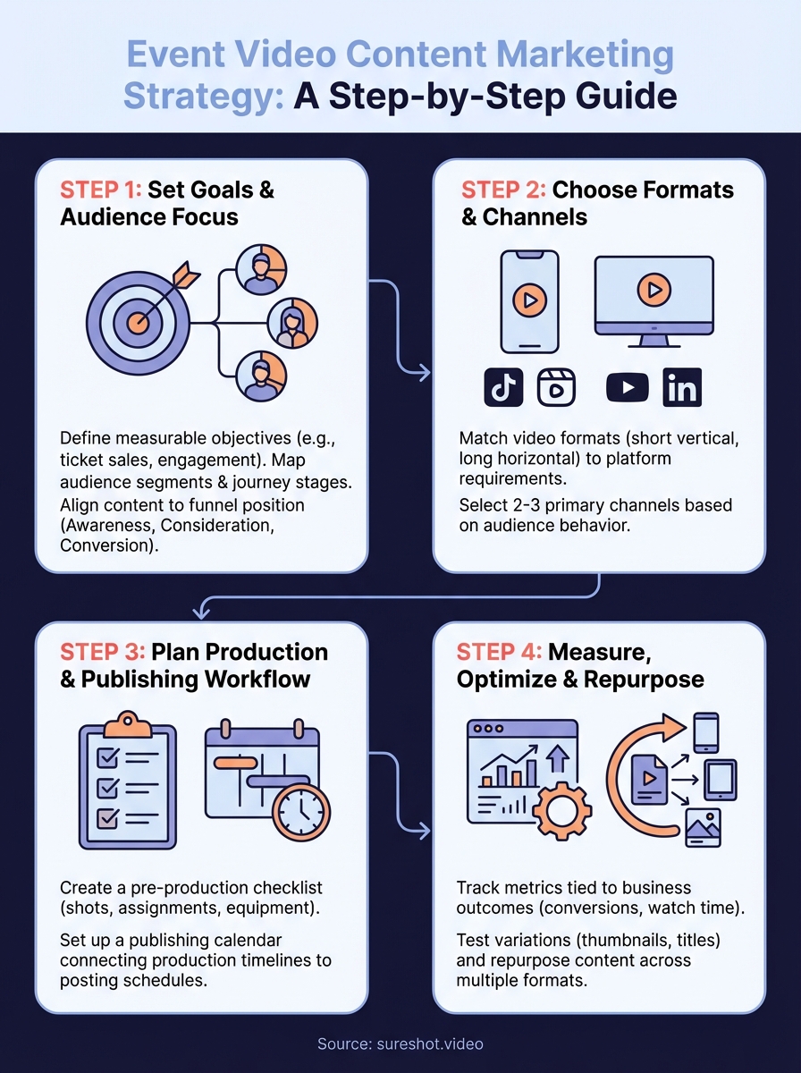 video content marketing strategy infographic
