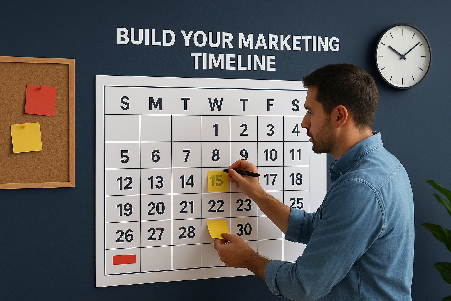 Build your marketing timeline