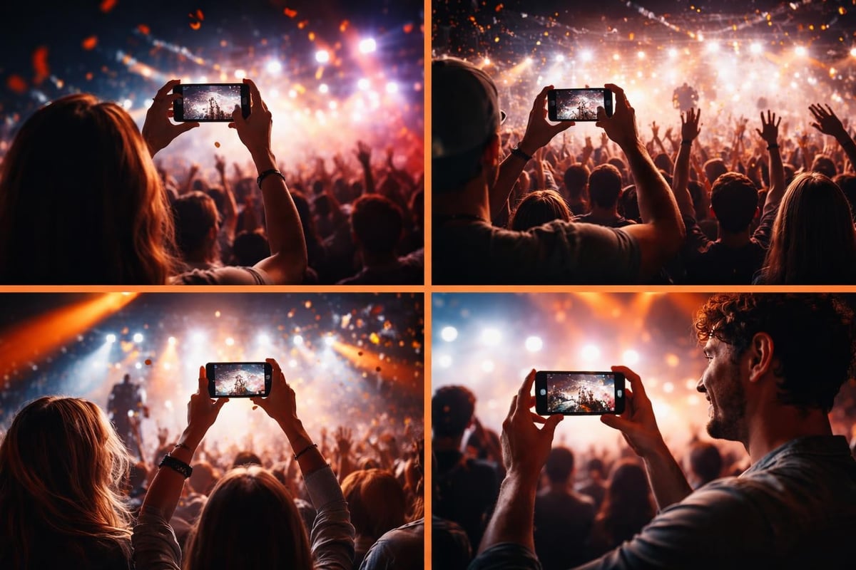 Multiple perspectives of same event moment