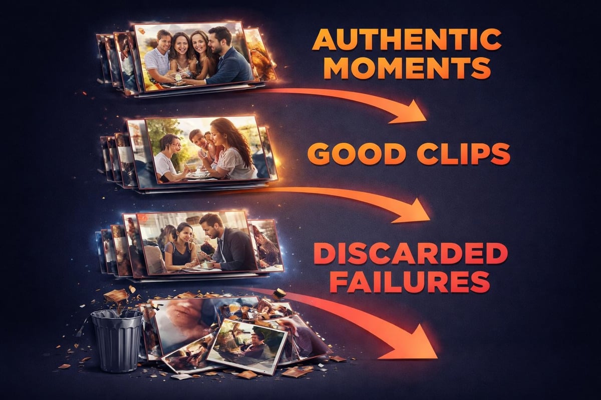 Quality distribution of uploaded clips