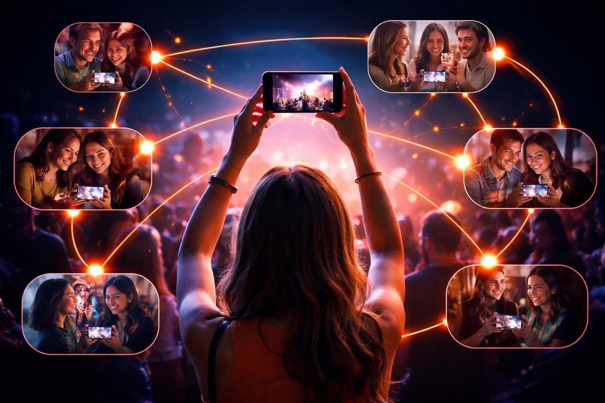 Social distribution network