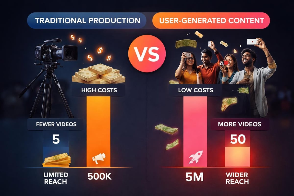 Event content production comparison