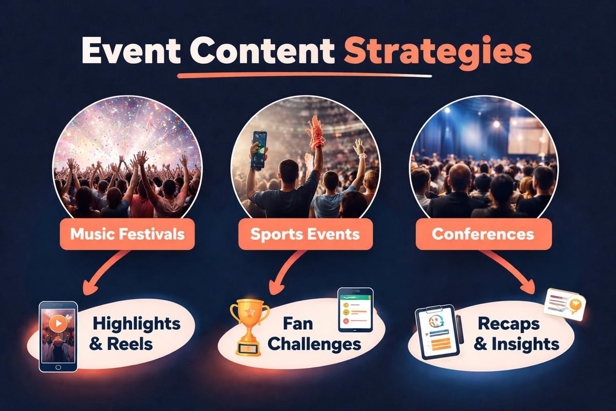 Event types and content strategies