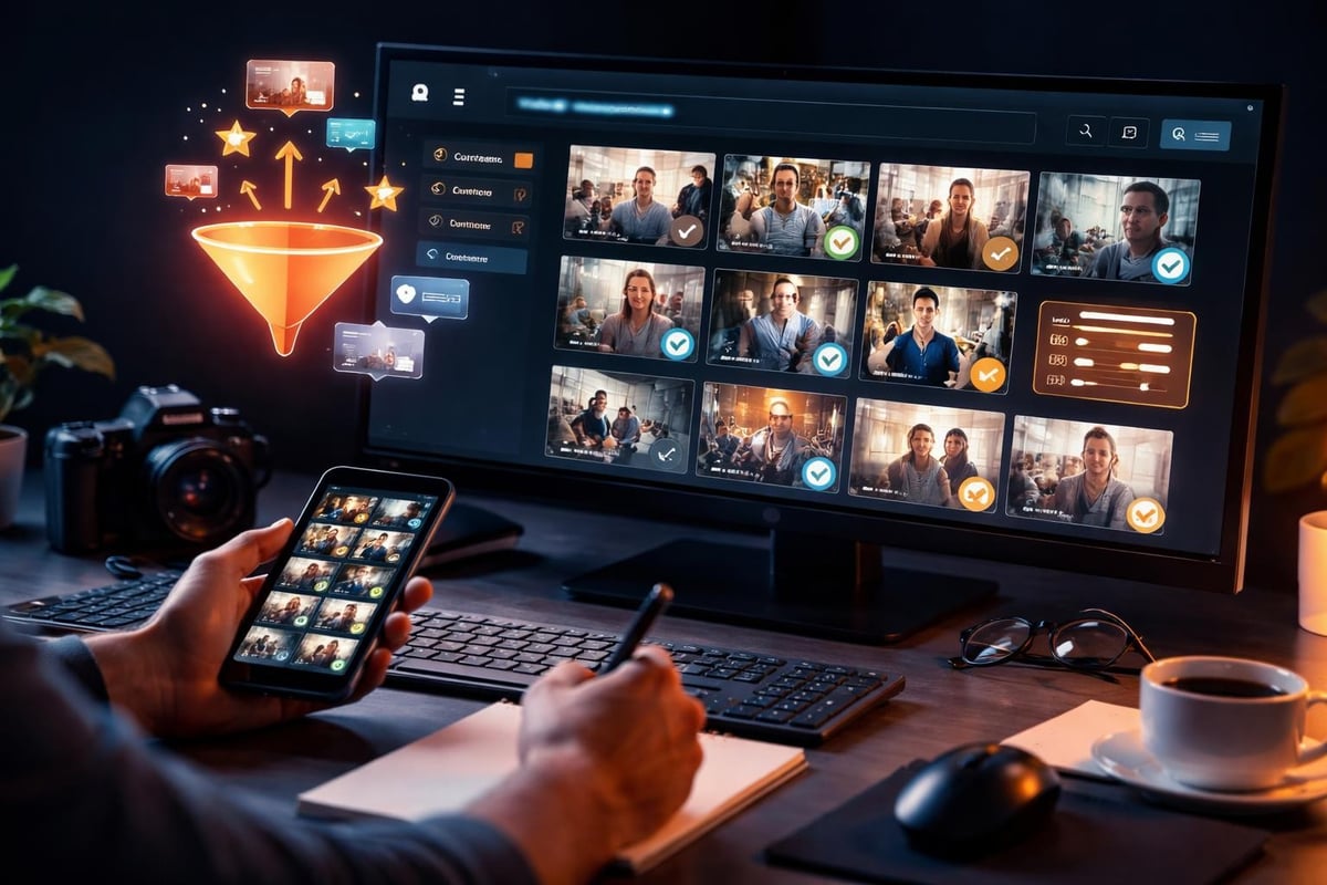 Video curation process