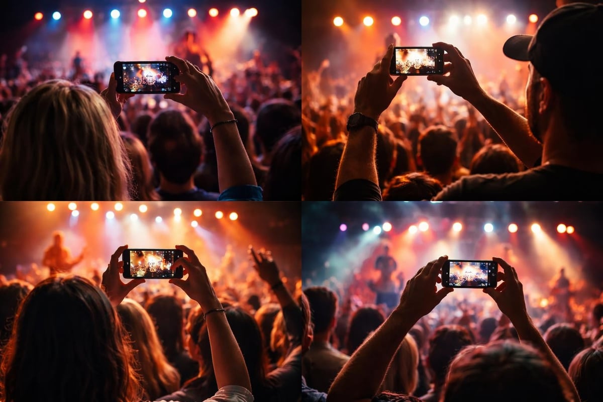 Attendee perspectives of live music