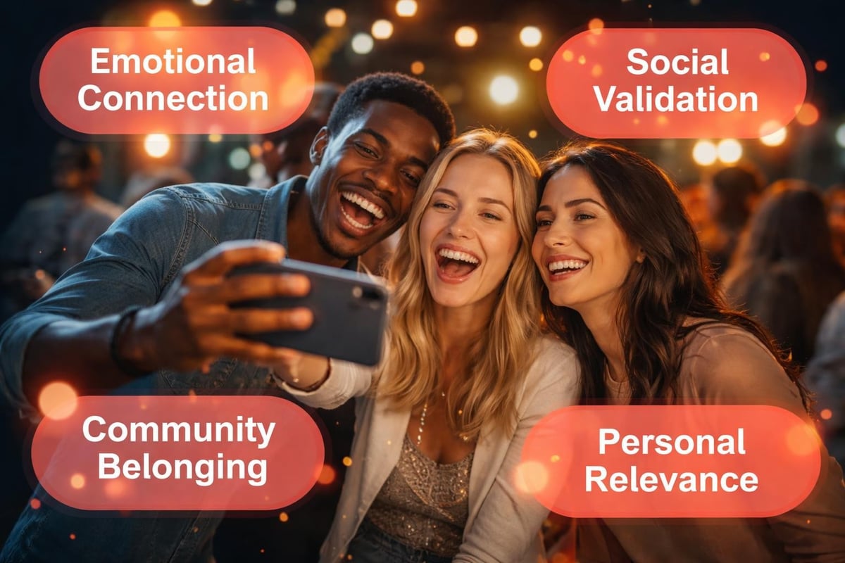 Video sharing app engagement drivers