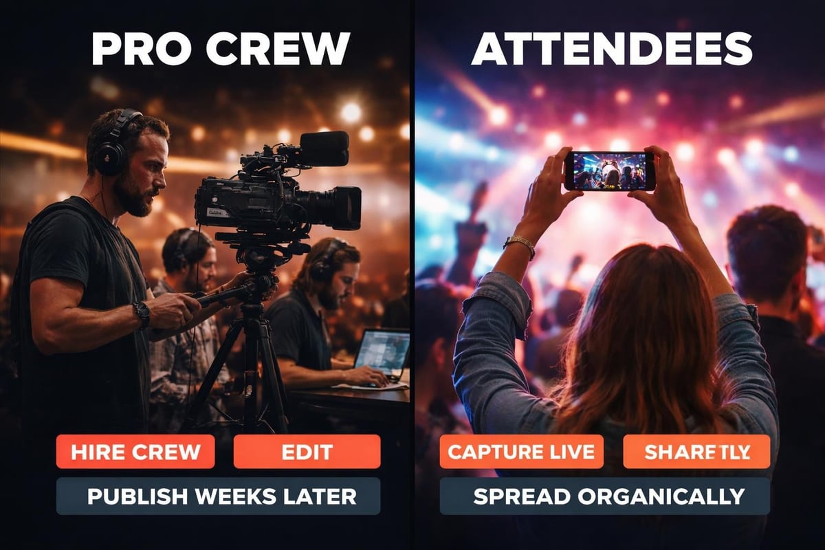 Traditional vs user-generated video content